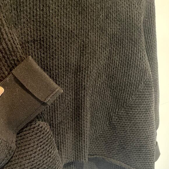 Frame Black Textured Chenille Mockneck Sweater - size XS - Picture 2 of 6